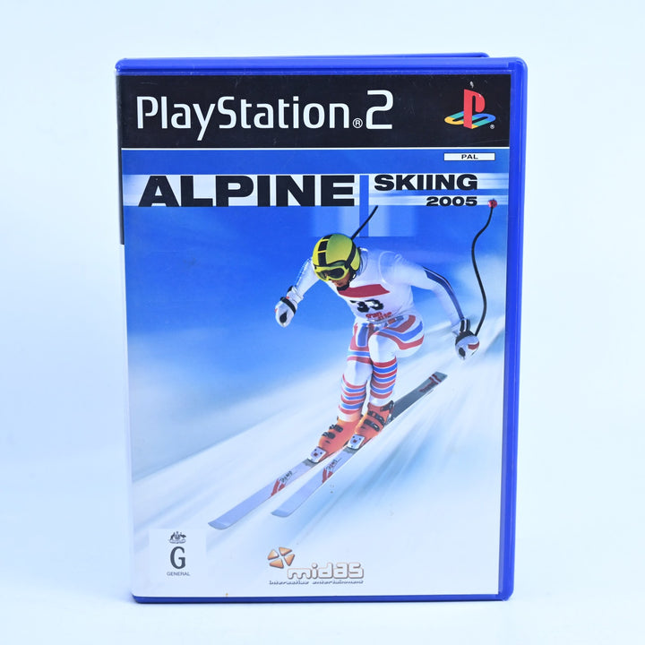 Alpine Skiing 2005 - Sony Playstation 2 / PS2 Game + Manual - PAL - MINT DISC!