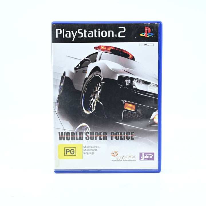 World Super Police - Sony Playstation 2 / PS2 Game + Manual - PAL - MINT DISC!