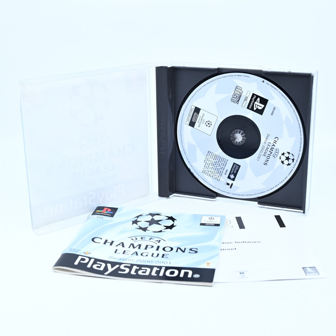 UEFA Champions League 2000/2001 - Sony Playstation 1 / PS1 Game + Manual