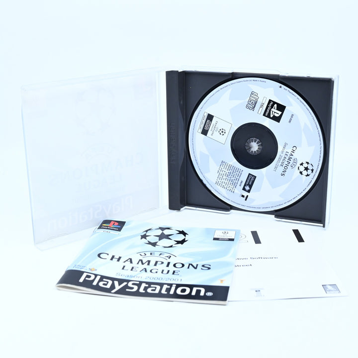 UEFA Champions League 2000/2001 - Sony Playstation 1 / PS1 Game + Manual