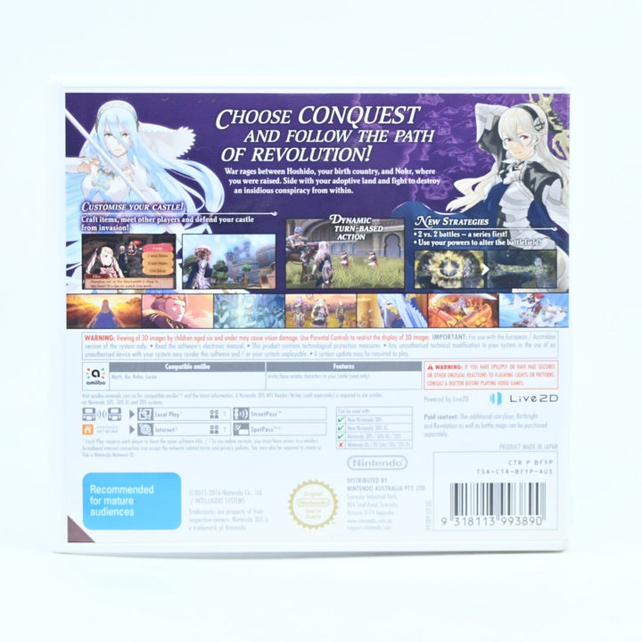 Fire Emblem Fates: Conquest - Nintendo 3DS Game - PAL - FREE POST!