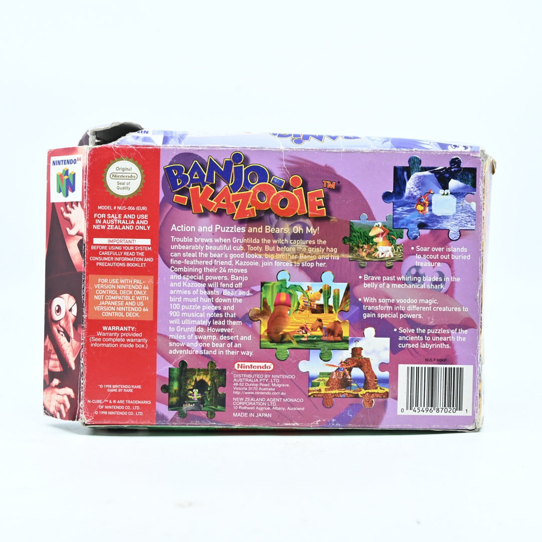 Banjo Kazooie - N64 / Nintendo 64 Boxed Game - PAL - FREE POST!