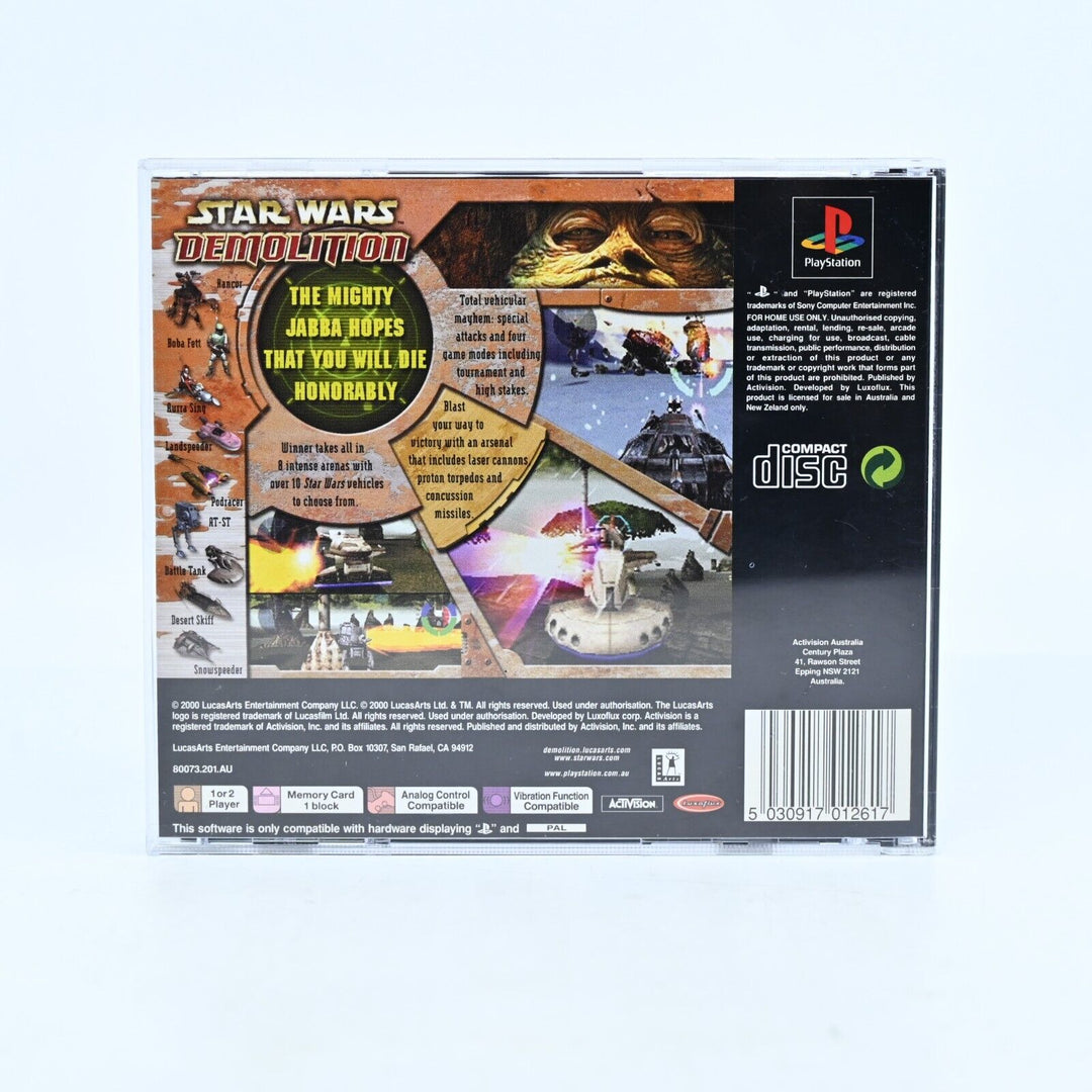 Star Wars: Demolition - Sony Playstation 1 / PS1 Game + Manual - PAL - FREE POST