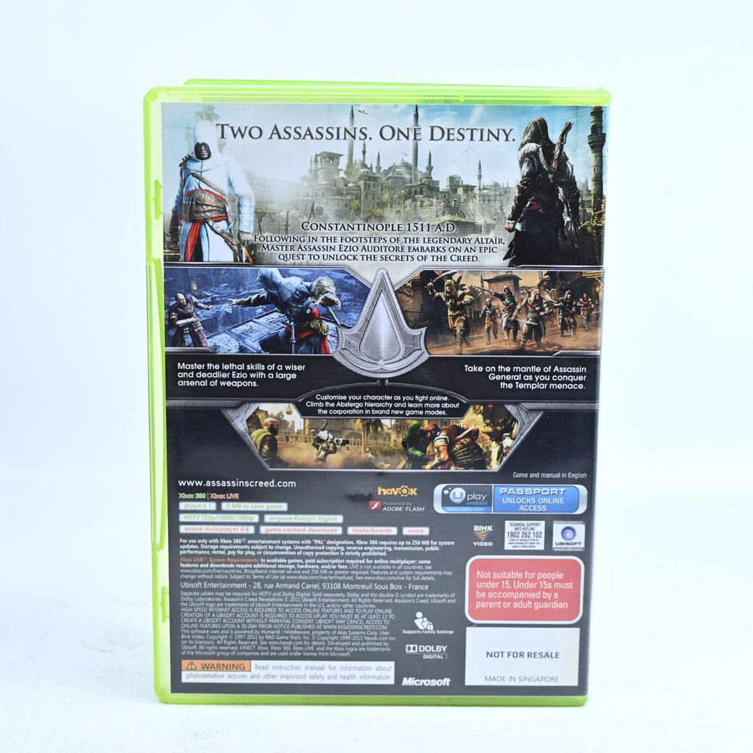 Assassin's Creed Revelations - Game + Soundtrack - Xbox 360 Game + Manual - PAL