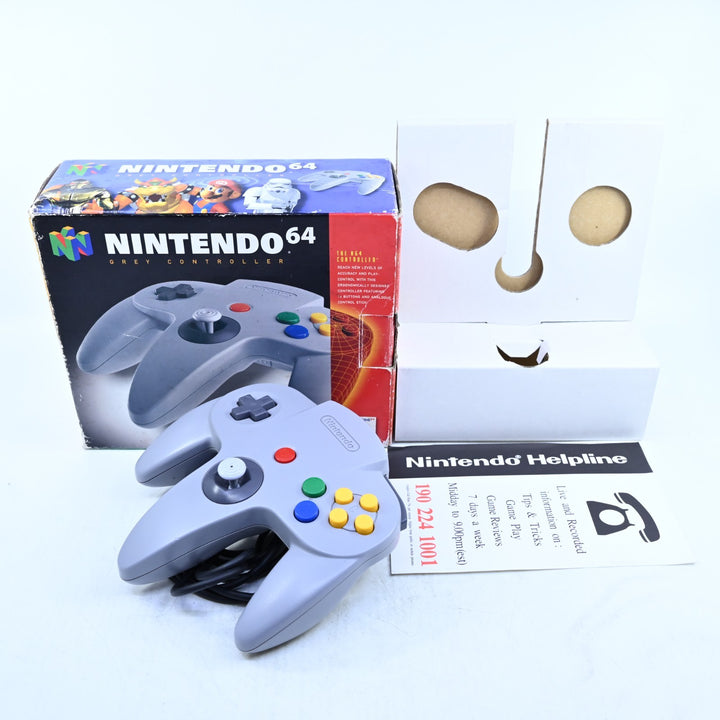 Original Grey Controller - Nintendo 64 Controller - N64 / Nintendo 64 Accessory