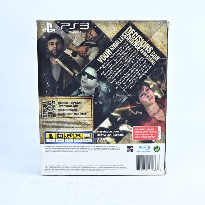 Heavy Rain Special Edition - Sony Playstation 3 / PS3 Game + Manual - FREE POST!