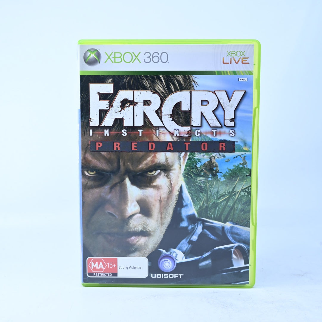Far Cry Instincts Predator - Xbox 360 Game + Manual - PAL - MINT DISC!