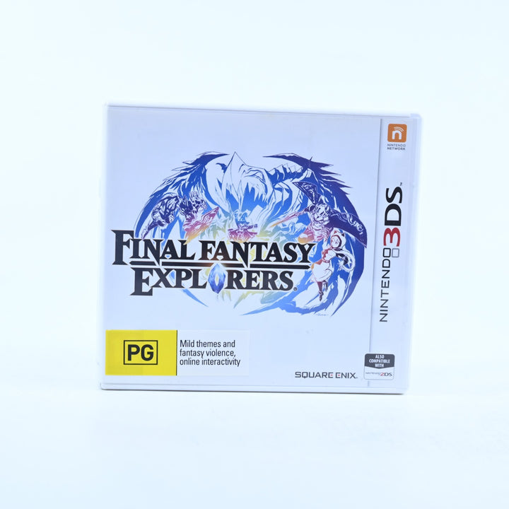 Final Fantasy Explorers - Nintendo 3DS Game - PAL + Manual - FREE POST!