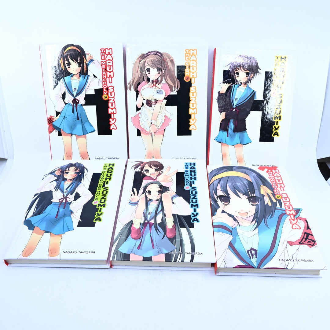 The Melancholy of Haruhi Suzumiya - Hard Cover Light Novel Vols 1-6 - Manga