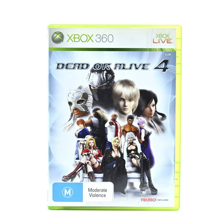 Dead Or Alive 4 - Xbox 360 Game + Manual - PAL - MINT DISC!