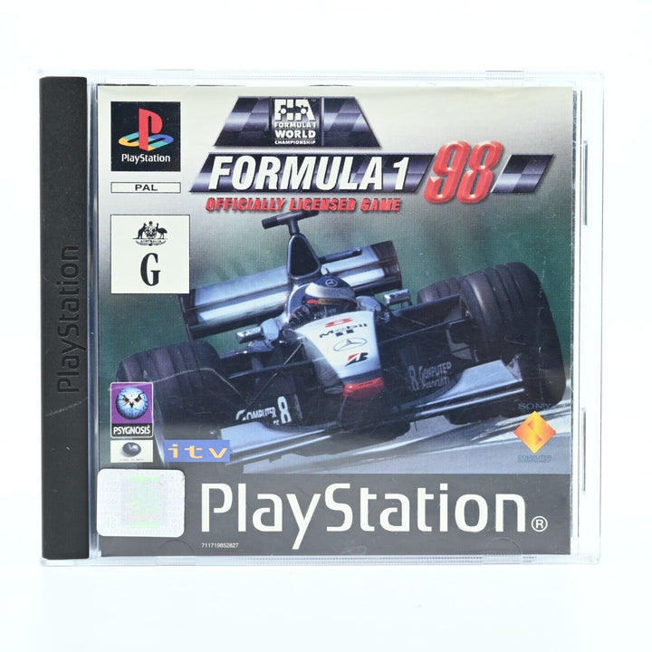 Formula 1 98 - NO MANUAL - Sony Playstation 1 / PS1 Game - PAL - FREE POST!