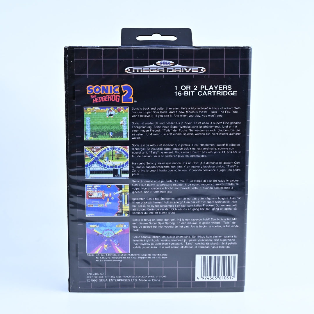 Sonic the Hedgehog 2 - Sega Mega Drive Game - No Manual - PAL - FREE POST!