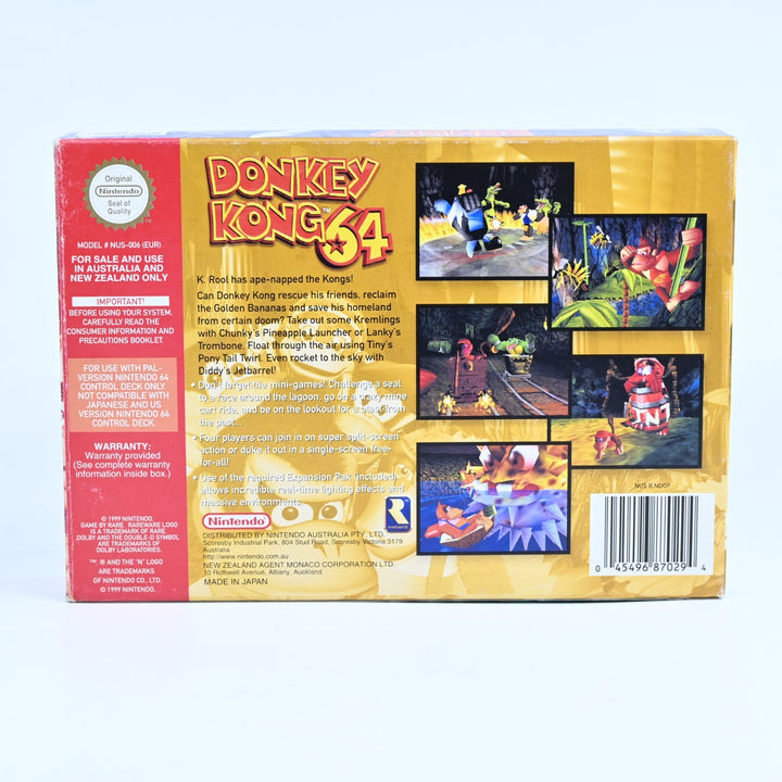 Donkey Kong 64 - N64 / Nintendo 64 Boxed Game - PAL - FREE POST!