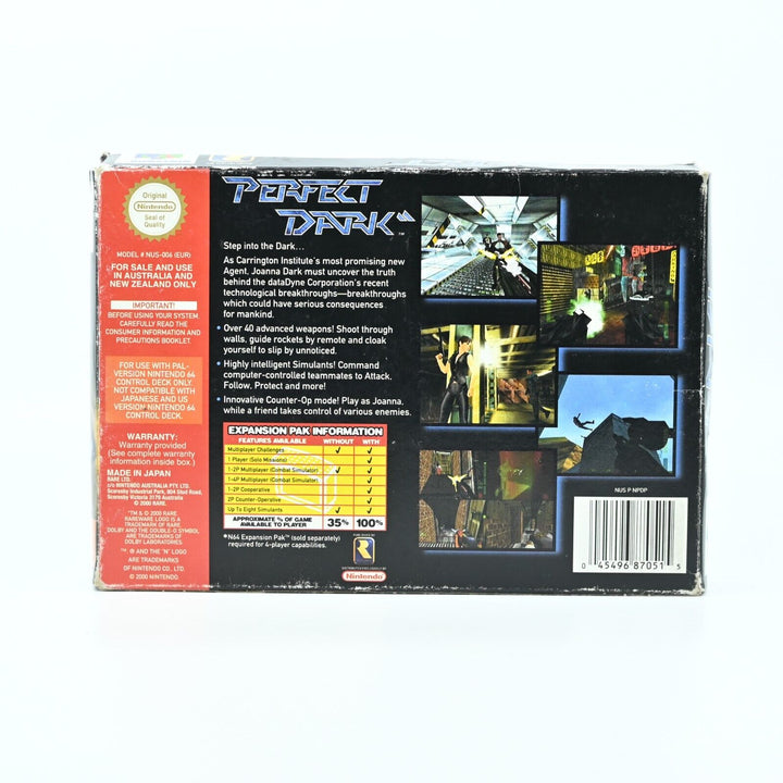 Perfect Dark - N64 / Nintendo 64 Boxed Game - PAL - FREE POST!