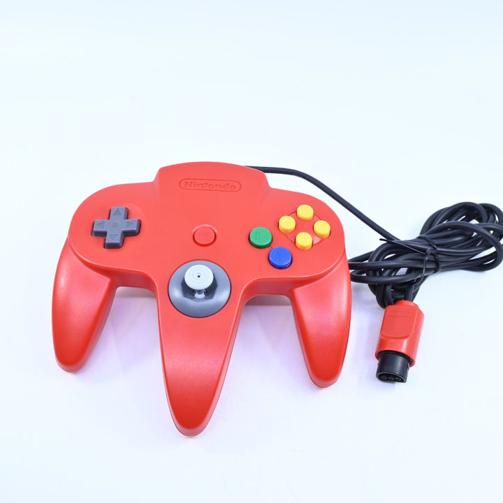Original Red Controller - Nintendo 64 Controller - N64 Accessory