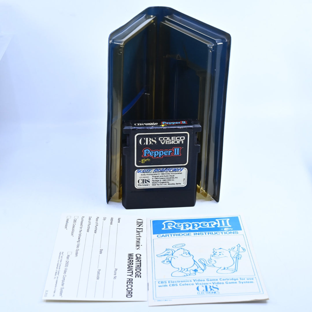 Pepper II - ColecoVision Game + Manual - Region Free - FREE POST!