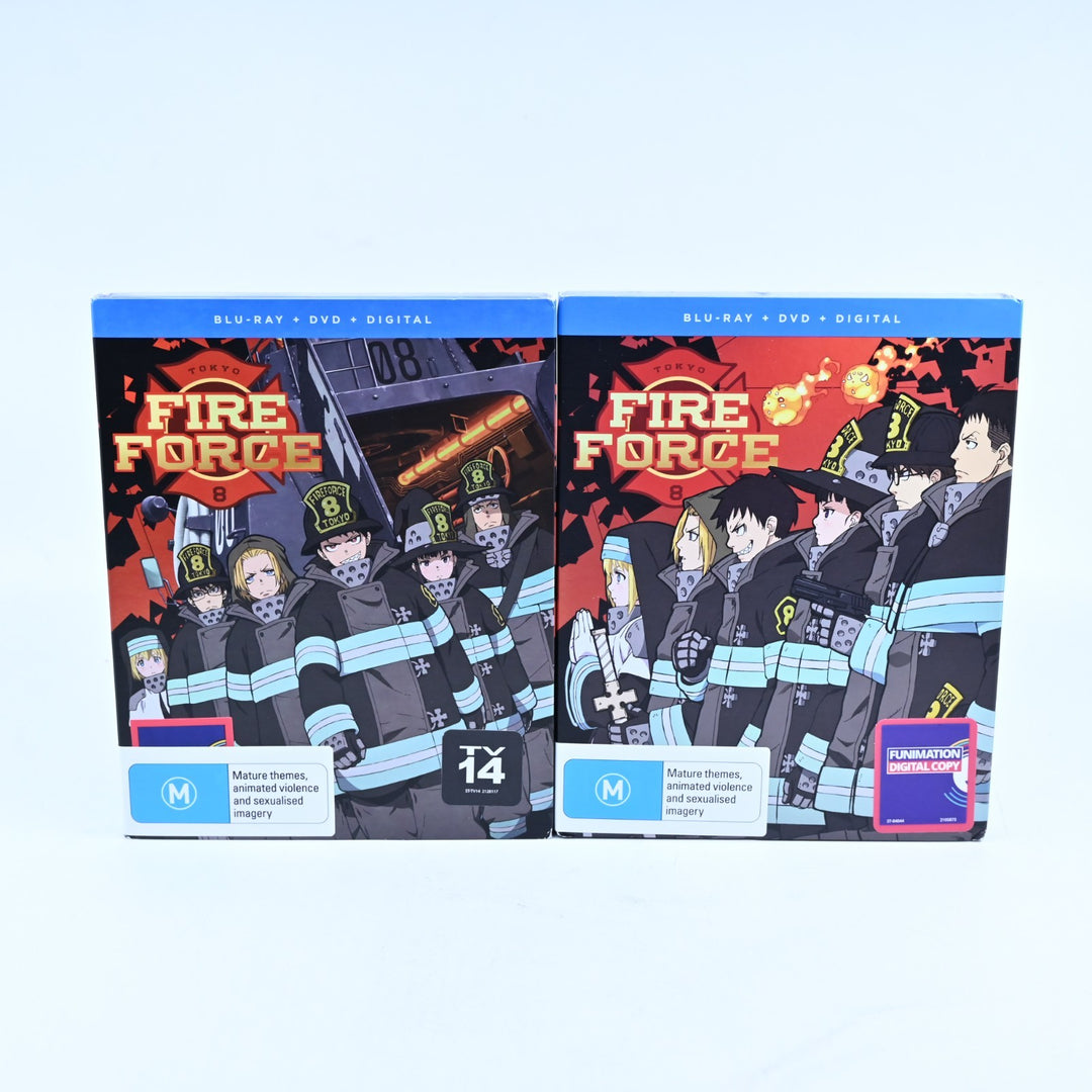 Fire Force Season 1 Parts 1 & 2 - Region A & B - Anime Blu-ray & DVD
