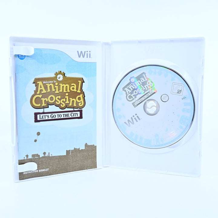 Animal Crossing: Let's Go to the City - Nintendo Wii Game + Manual - PAL