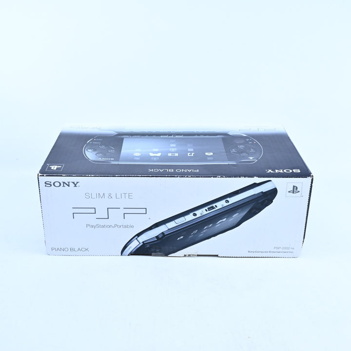 Piano Black - Sony PSP Boxed Console - PSP-2002 - 2000 + NEW BATTERY!