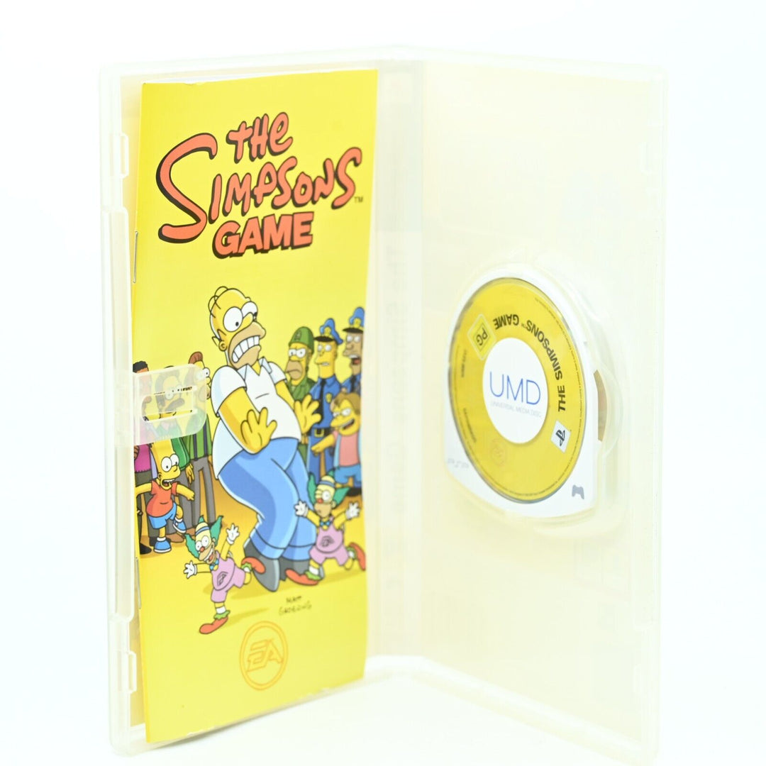 The Simpsons Game - Sony PSP Game + Manual - FREE POST!