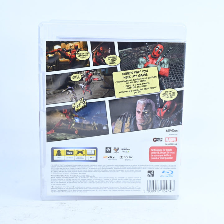Deadpool - Sony Playstation 3 / PS3 Game + Manual - FREE POST!!
