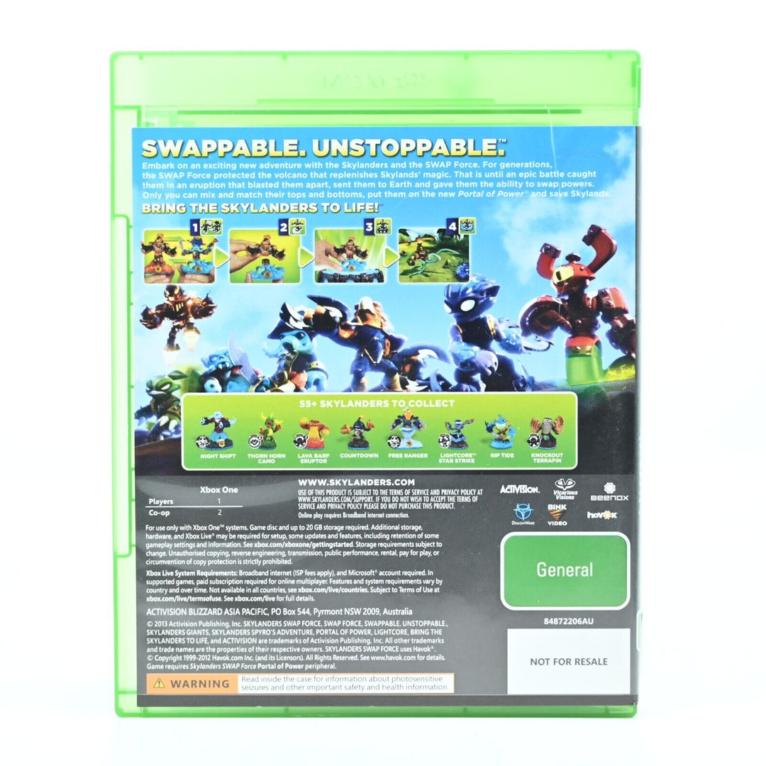 Skylanders: Swap Force - Xbox One Game - PAL - FREE POST!