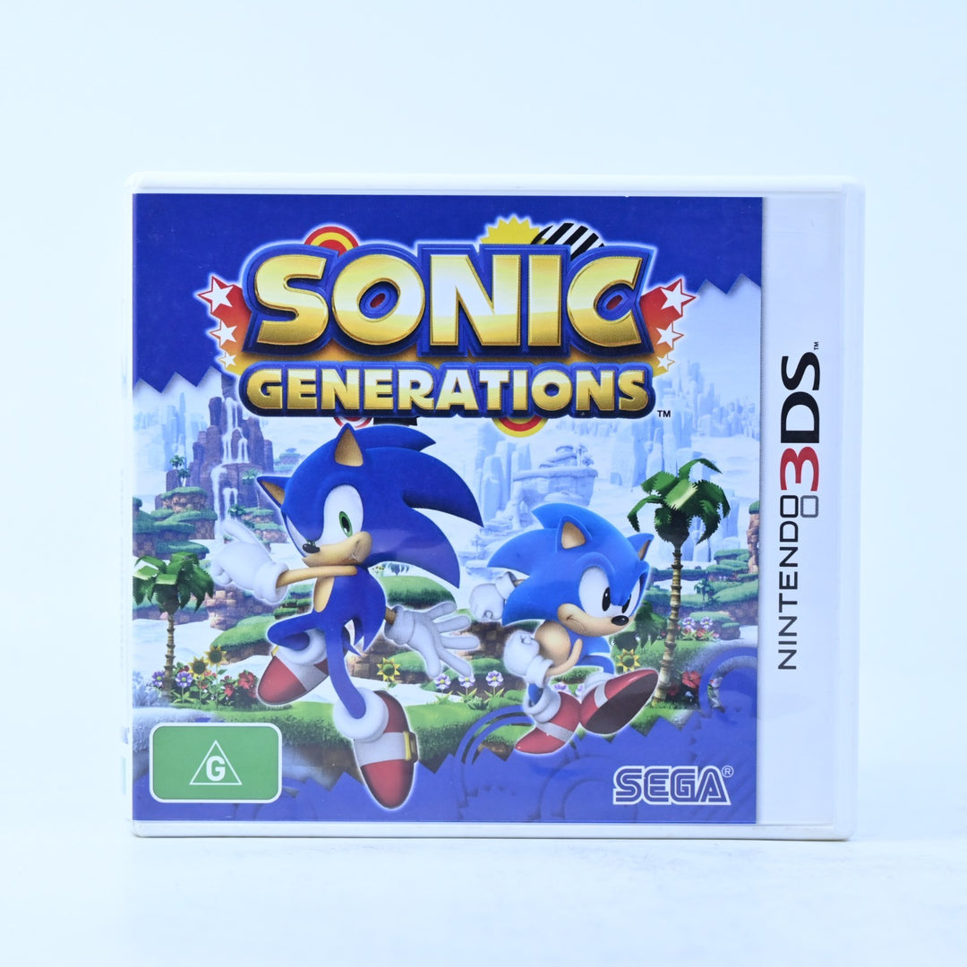 Sonic Generations - Nintendo 3DS Game - PAL + Manual - FREE POST!