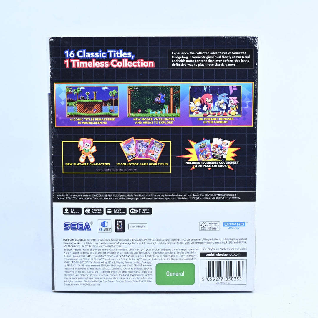 Sonic Origins Plus - Sony Playstation 5 / PS5 Game - FREE POST!