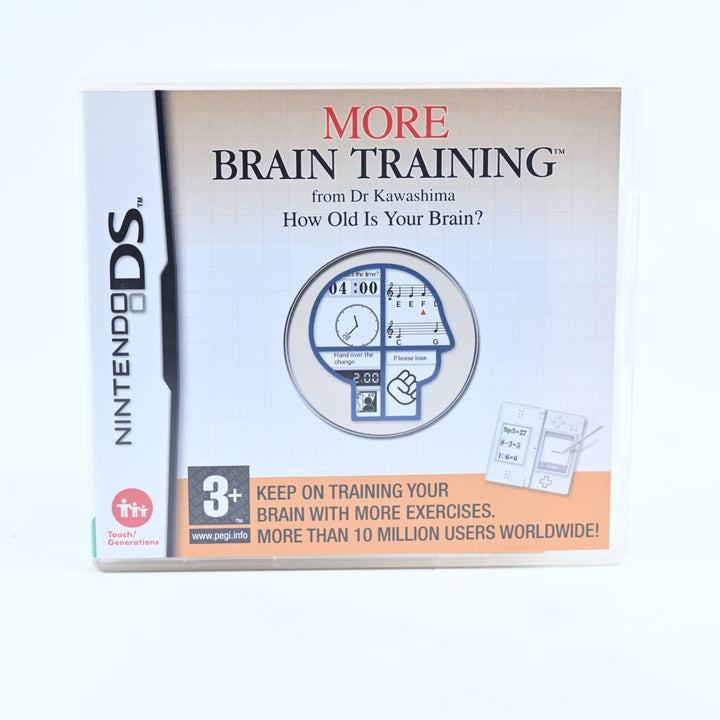 More Brain Training from Dr Kawashima- Nintendo DS Game - PAL + Manual