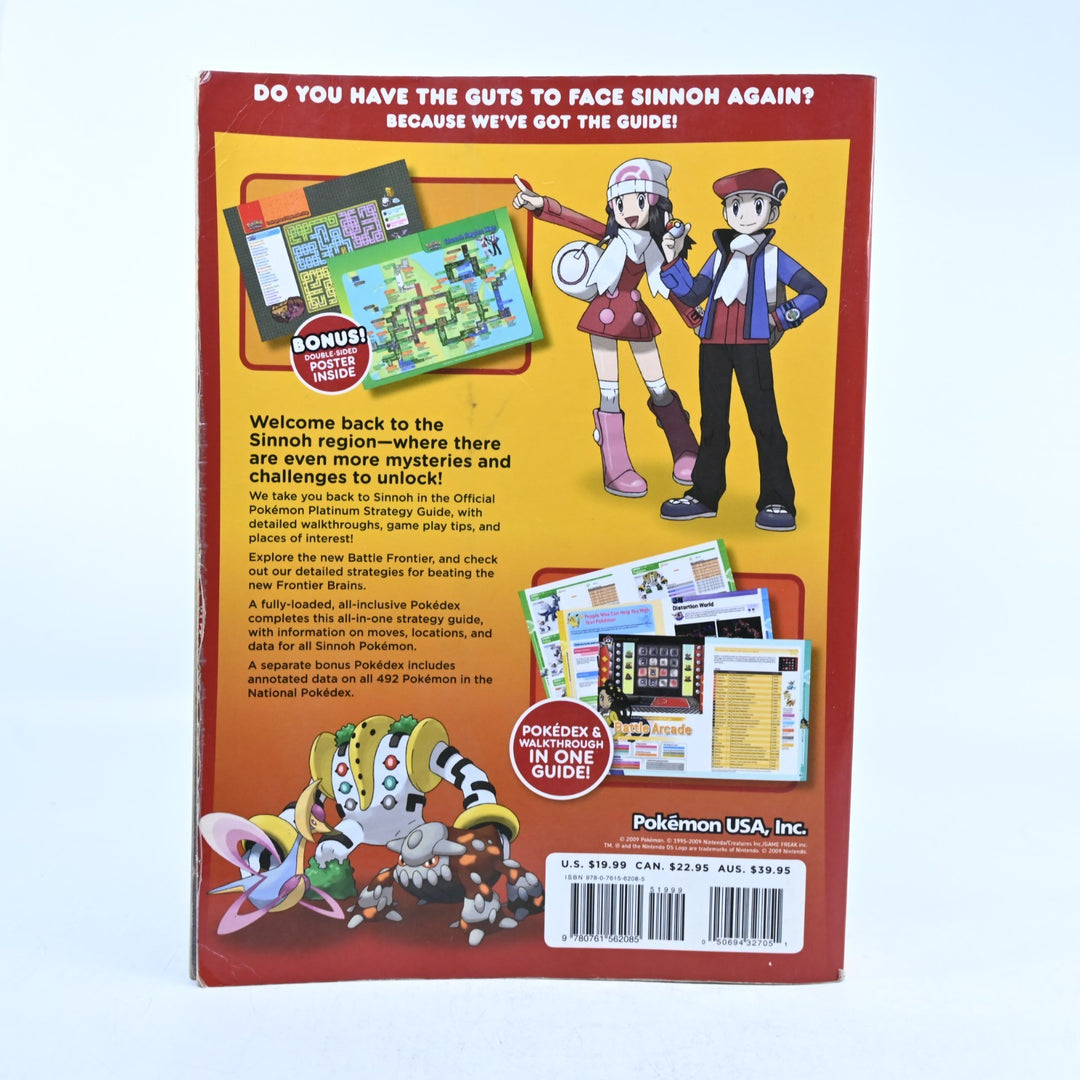 Pokemon Platinum - The Official Pokemon Strategy Guide With Poster - Prima