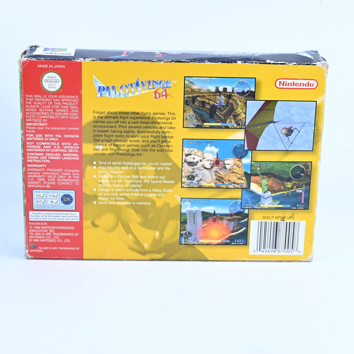 Pilotwings 64 / Pilot Wings 64 - N64 / Nintendo 64 Boxed Game - PAL - FREE POST!