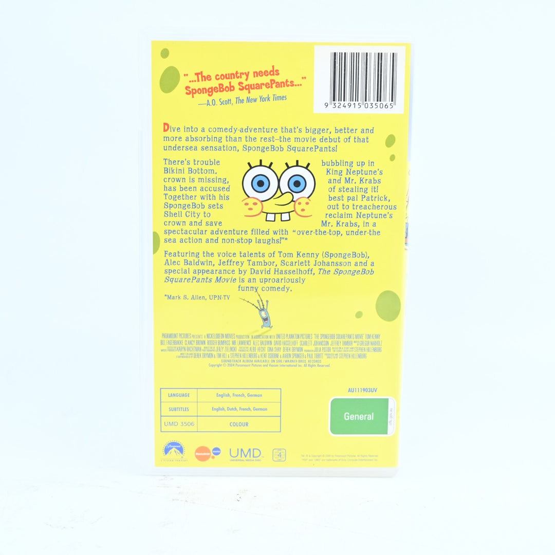 The Spongebob Squarepants Movie - UMD Video - Sony Other PSP - Region 4