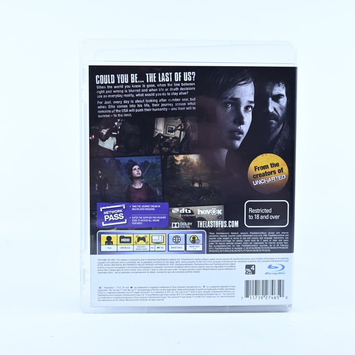 The Last of Us - Sony Playstation 3 / PS3 Game + Manual - MINT DISC!