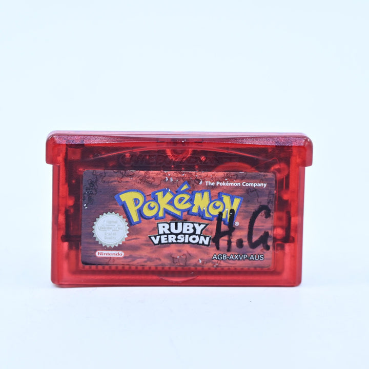 Pokemon Ruby Version - GBA Game - AUS PAL - NEW BATTERY!
