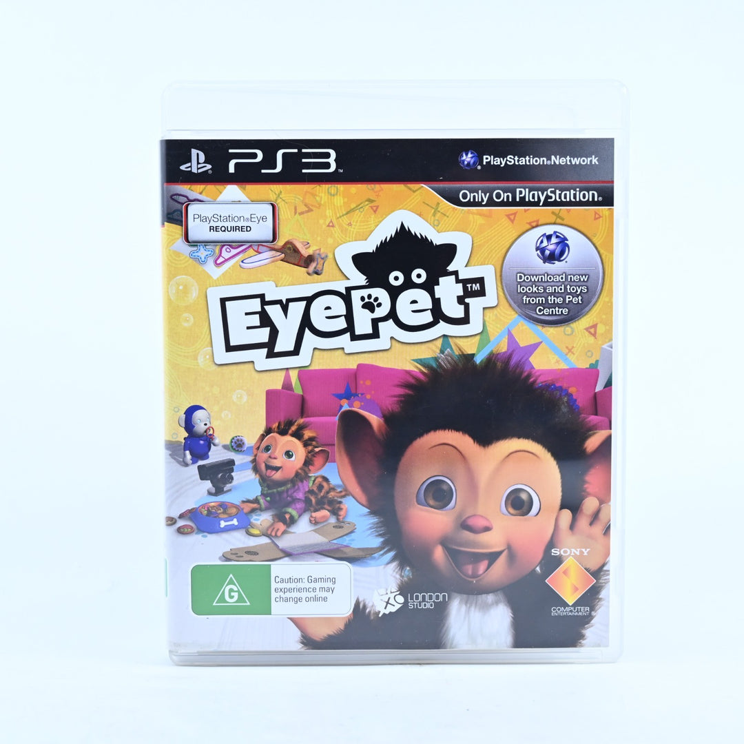 EyePet - Sony Playstation 3 / PS3 Game + Manual - MINT DISC!