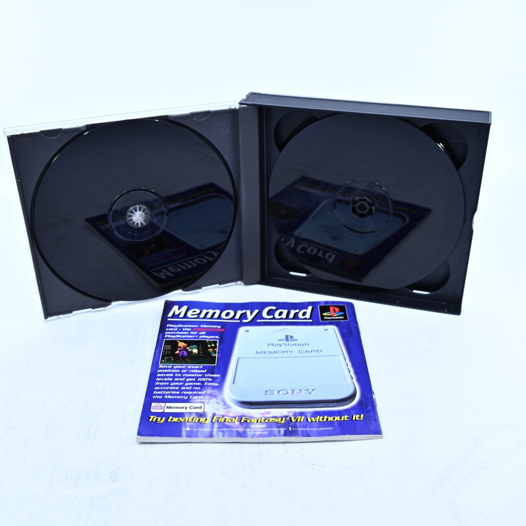 Final Fantasy VII - Sony Playstation 1 / PS1 Game + Manual - PAL - MINT DISC!