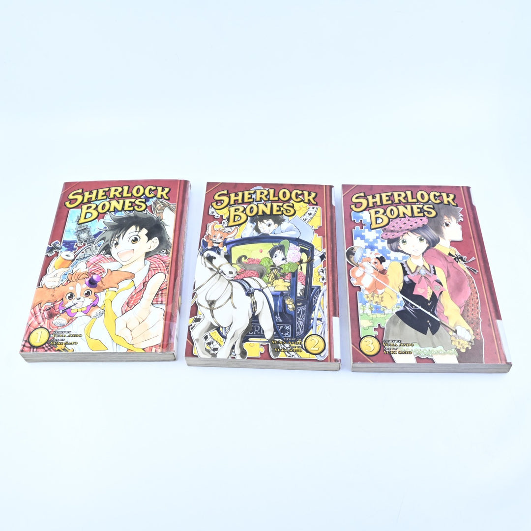 Sherlock Bones by Yuma Ando - Volumes 1 - 7 - Kodansha Comics - Manga