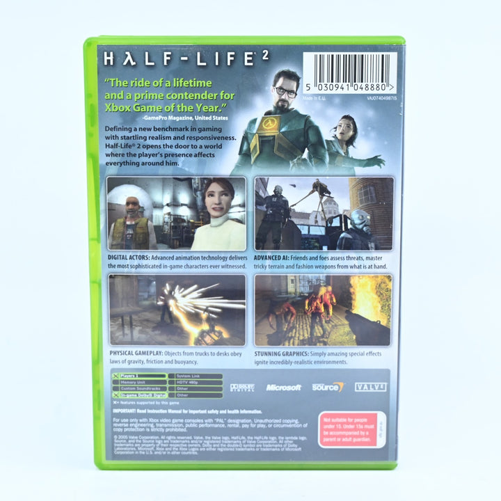 Half-Life 2 - Original Xbox Game + Manual - PAL - MINT DISC!
