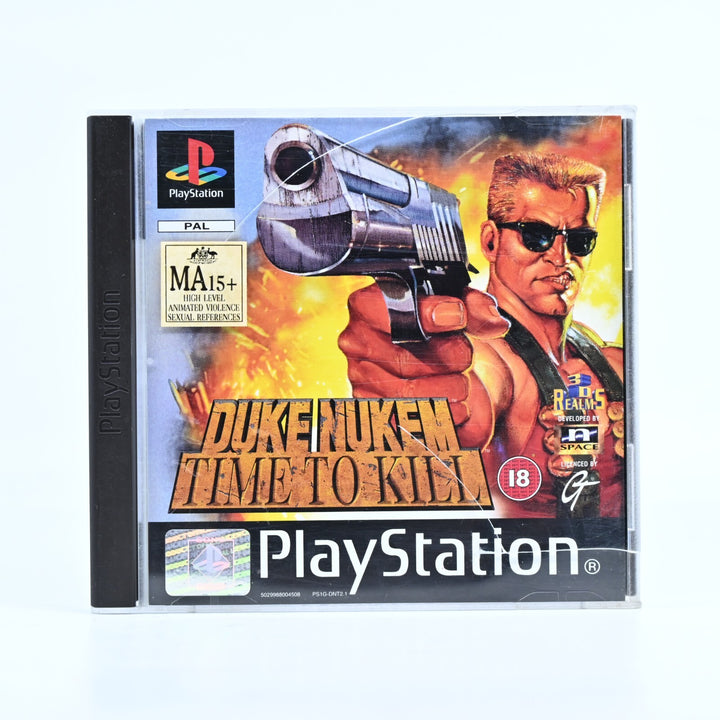 Duke Nukem: Time to Kill - Sony Playstation 1 / PS1 Game + Manual - PAL