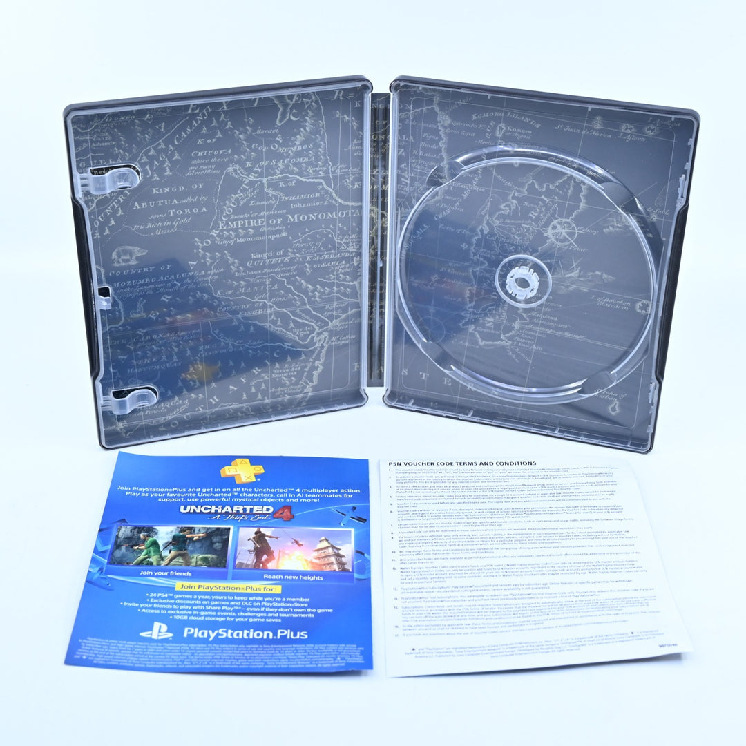 Uncharted 4: A Thief's End Collector's Edition Steelbook  PS4 Accessory No Game