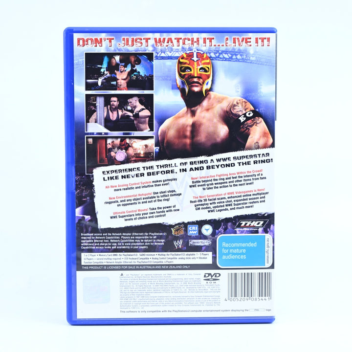 WWE SmackDown! vs RAW 2007 - PS2 Game + Manual + Royal Rumble DVD - PAL