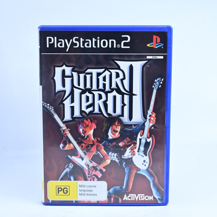 Guitar Hero II - Sony Playstation 2 / PS2 Game - PAL - MINT DISC!
