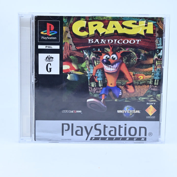 Crash Bandicoot - Sony Playstation 1 / PS1 Game + Manual - PAL - MINT DISC!