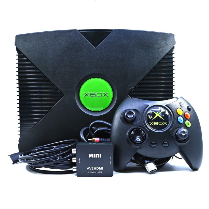 Original Xbox Console + CONTROLLER + HDMI - PAL - FREE POST!
