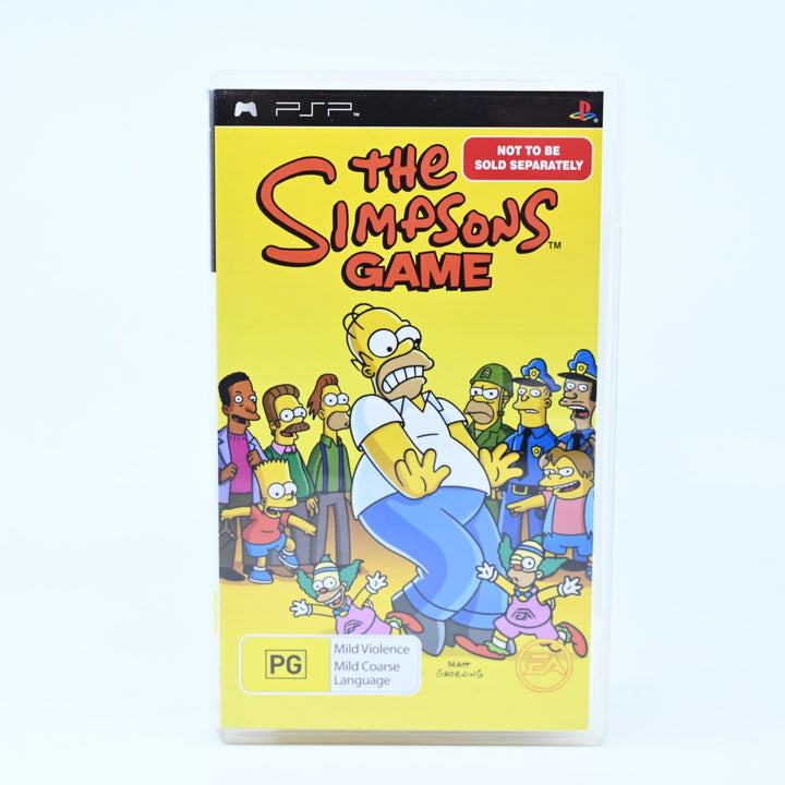The Simpsons Game - Sony PSP Game + Manual - FREE POST!