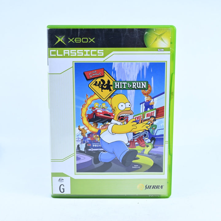 The Simpsons Hit & Run - Original Xbox Game + Manual - PAL - MINT DISC!