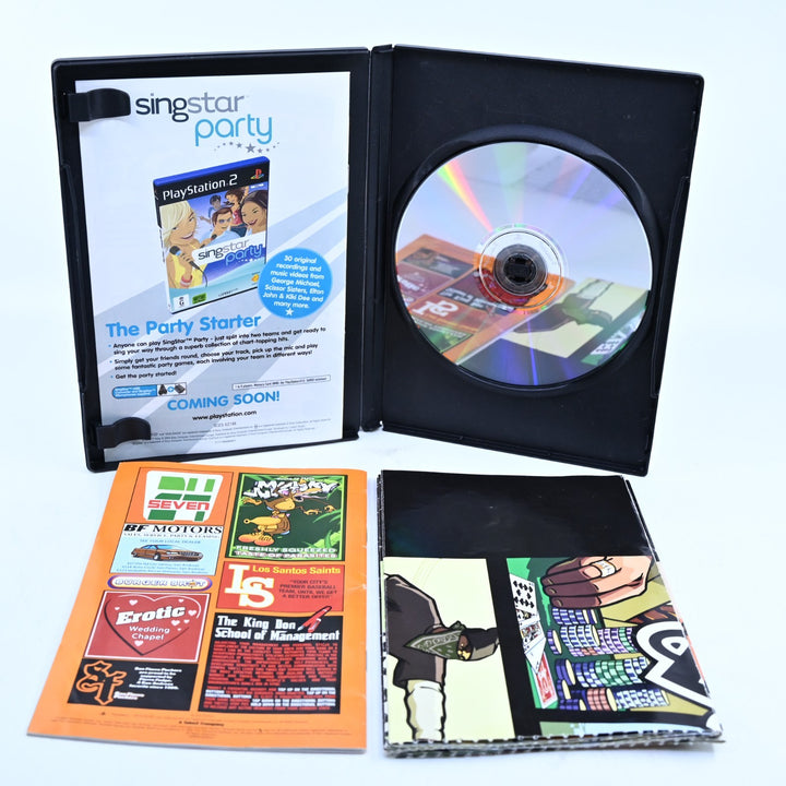 Grand Theft Auto: San Andreas - Sony Playstation 2 / PS2 Game + Manual + Map