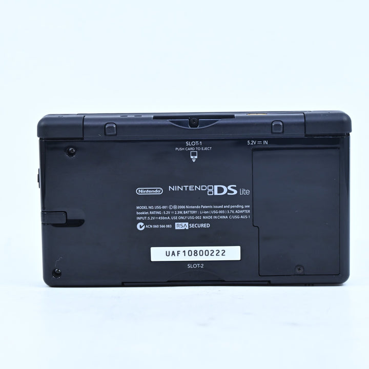 Black Nintendo DS Lite Console - USG-001 - PAL - FREE POST!