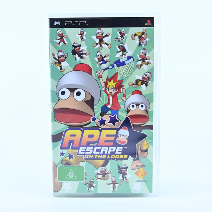 Ape Escape On The Loose - Sony PSP Game + Manual - FREE POST!