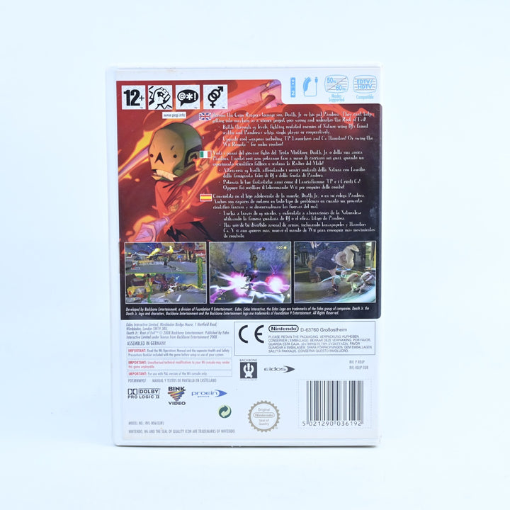 Death Jr. Root of Evil - Nintendo Wii Game + Manual - MINT DISC!